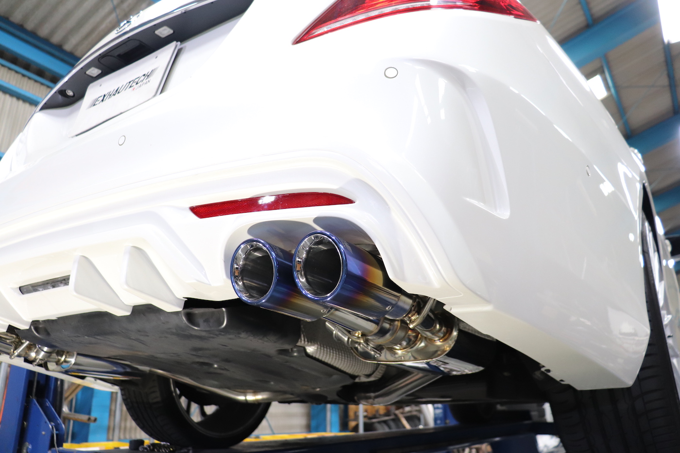 メルセデス W222 S550 可変バルブマフラー エキゾーストシステム エイムゲイン社様製エアロフィッティングワンオフ製作